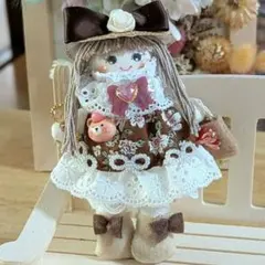 ハンドメイドチャーム♡キーホルダー♡カントリードール♡女の子♡