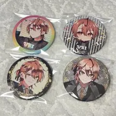 カラフルピーチ 缶バッジ うり 4種セット からぴち ぷぴぱ