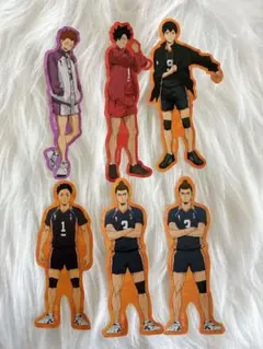 ハイキュー ダイカットステッカー 澤村 東峰 影山 天童 黒尾