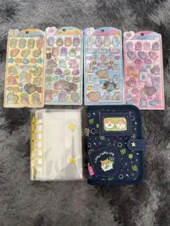 おぱんちゅうさぎ シール帳セット シール4枚 バインダー2冊 まとめ売り