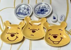 キャラクター食器セット プーさん顔型小皿 ムーミン豆皿 箸置き