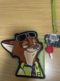 ズートピア ニック・ワイルド　ダイカットパスケース