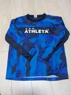 ATHLETA ピステ・ウィンドブレーカー 青/黒 迷彩柄