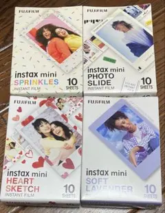 チェキフィルム 40枚 新品未開封 箱の上切取り