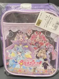 名探偵プリキュア ビニールバッグ ショルダーバッグ パープル ポシェット クリア