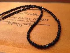 定価1.2万美しすぎるブラックスピネル高級ネックレス