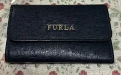 FURLA フルラ　6連キーケース ダークグリーン