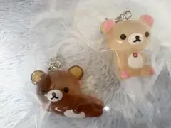 リラックマ めじるしアクセサリー クリアマスコットチャーム コリラックマ