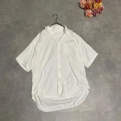 大特価‼️】レイビームス シャツ 半袖 トップス バッグボタン 