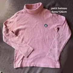 PETIT BATEAUストライプ タートルネック 126cm女の子
