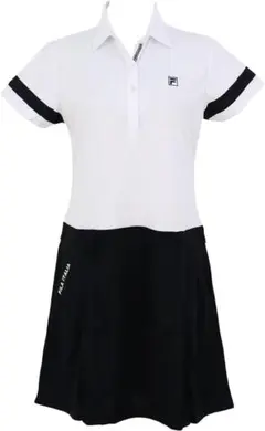 FILA ゴルフワンピース ホワイト/ブラック