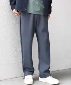 ストレッチ ワイドパンツ