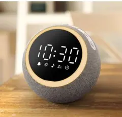 目覚まし時計 ホワイトノイズマシン【ライト付き＆スヌーズ機能＆アラーム設定】