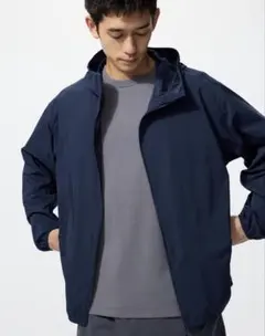 ポケッタブルUVカットパーカ/NANODESIGN UNIQLO ユニクロ L