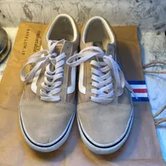 27 Vans バンズ オールドスクール ベージュ スニーカー メンズ スエード