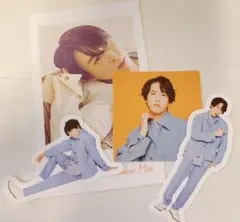 Snow Man チェキ風カード　フレークシール　宮舘涼太