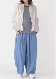 studio CLIP リネン混 / パフパンツ サーカスSM2 dgy