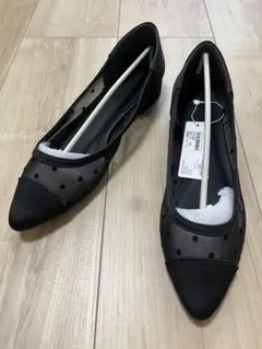 アーバンリサーチ チュールフラットシューズ パンプス ドット 38サイズ