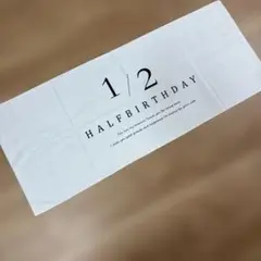 1/2 HALF BIRTHDAY フォトプロップス