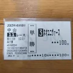 サイレンススズカ 1998年 天皇賞 現地馬券 サイレンススズカ 1998 天皇賞 秋 現地 単勝 馬券 - メルカリ