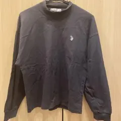U.S. POLO ASSN. モックネック スウェット ダークグレー Lのサムネイル