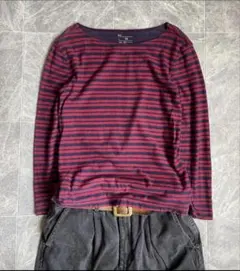 00s old gap レアカラー　短丈ボーダーロンT