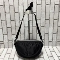 廃盤 美品 ポータータンカー ショルダーバッグ ハーフムーン オーバル ブラック