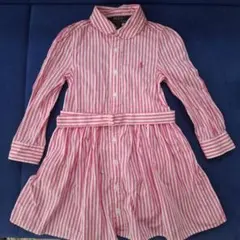 着用一回のみ！Polo Ralph Lauren シャツワンピース 100cm