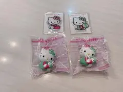 ハローキティ 　サーティワンアイスクリーム 　チャーム　2個セット　シール付き