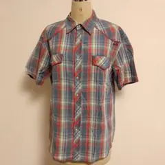 Billabong チェック柄 半袖シャツ Mサイズのサムネイル