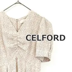 CELFORD セルフォード ドットワンピース ロングワンピース　マキシ
