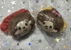 モンチッチぬいぐるみシュシュ（モンチッチくん.モンチッチちゃん）【2点セット】