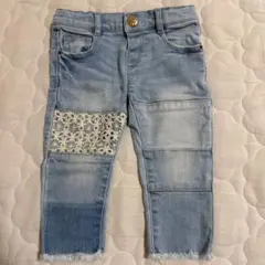 ザラベビー　パッチワーク　デニム