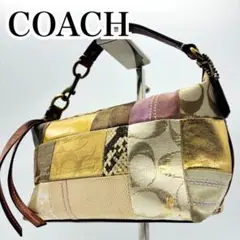 COACH patchwork accessory pouch shoulder