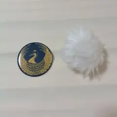 【美品】刀剣乱舞　鶴丸国永　刀紋ブローチ＋白ブローチのみ　コスプレ小物