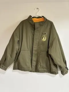 最終価格！てぃら　ブルゾン　カーキ　ミリタリー　裏フリースジャケット　ニコアンド