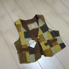 新品未使用　Hammock パッチワークコーデュロイベスト