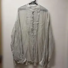 Birthdayroom シアー バンドカラーシャツ 長袖 Mサイズのサムネイル
