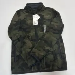 ダークグリーン フリースジャケット 150 UNIQLO ユニクロ