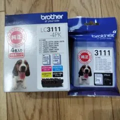 Brother LC3111-4PK ブラックとインクカートリッジ 4色セットのサムネイル