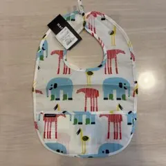 マリメッコ お食事エプロン 象柄