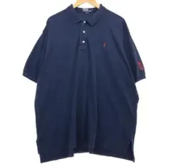 【Ralph Lauren】古着 90's半袖 ポロシャツ USA製 メンズXL