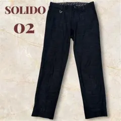 SOLIDO トラックパンツ ダークグレー M 高級日本製 スリム