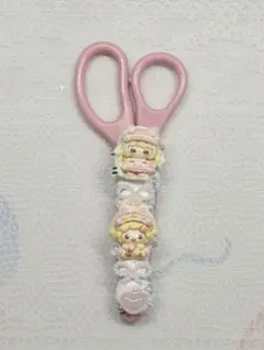 【011】夢かわ♡ホイップデコ ハサミ♡ハンドメイド