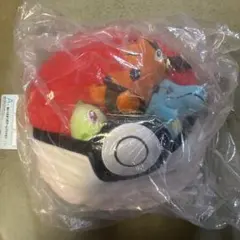 ポケモン 一番くじ ぬいぐるみ付きゲームクッション チコリータ ワニノコ ポカブ
