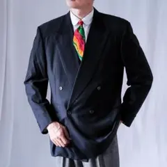 CANALIカナーリ ロロピアーナタスマニアンネイビーダブルブレザー52