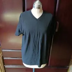 Kaepa メンズ Vネック Tシャツ ブラックのサムネイル