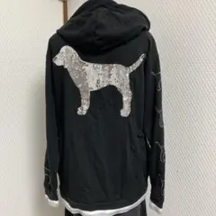 pink 薄手　パーカーのサムネイル