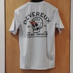 【新品/M】デベロウ ゴルフ Tシャツ スカル ブラック ポリ100% 希少のサムネイル