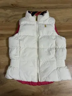 ポロ・ラルフ・ローレン 美品　リバーシブルダウンベスト